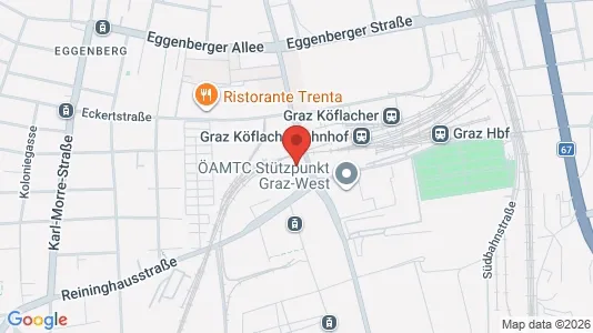 Apartments for rent i Graz - kort over placeringen