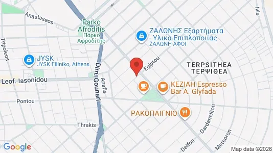 Apartments for rent i Elliniko-Argyroupoli - kort over placeringen