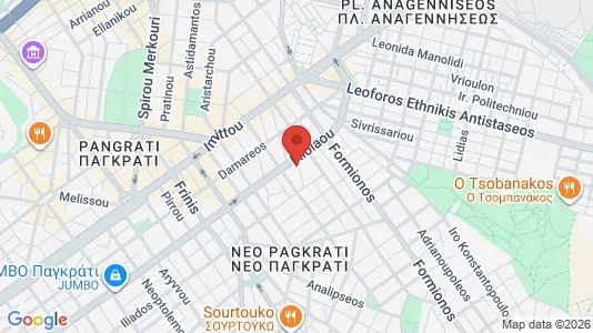 Apartments for rent i Vyronas - kort over placeringen