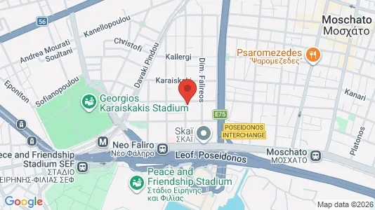 Apartments for rent i Piraeus - kort over placeringen