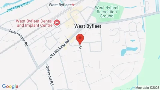 Apartments for rent in West Byfleet - Surrey - Photo from Google Street View
