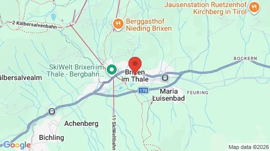Apartments for rent in Brixen im Thale - Photo from Google Street View