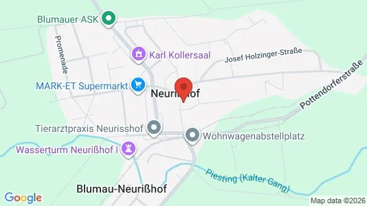Apartments for rent i Blumau-Neurißhof - kort over placeringen