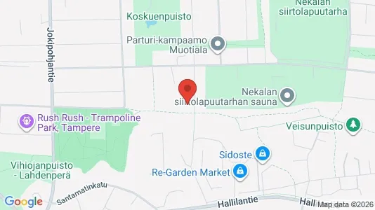 Apartments for rent i Tampere Keskinen - kort over placeringen