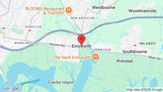 Apartments for rent i Emsworth - Hampshire - kort over placeringen