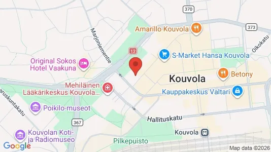 Apartments for rent i Kouvola - kort over placeringen