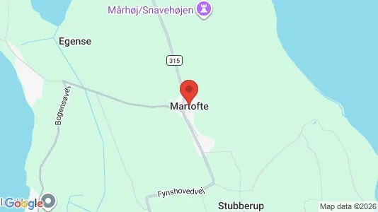 Houses for rent i Martofte - kort over placeringen