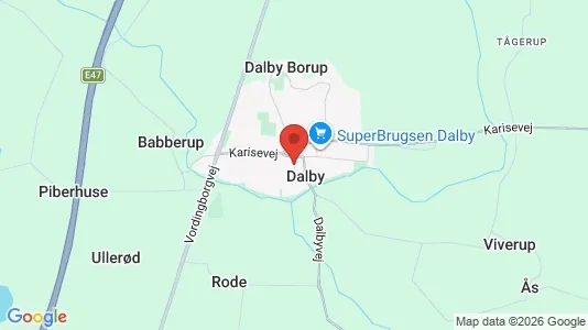 Houses for rent i Dalby - kort over placeringen