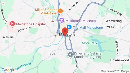 Rooms for rent in Maidstone - Kent - Photo from Google Street View
