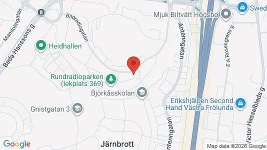 Apartments for rent i Askim-Frölunda-Högsbo - kort over placeringen