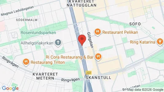 Apartments for rent i Södermalm - kort over placeringen
