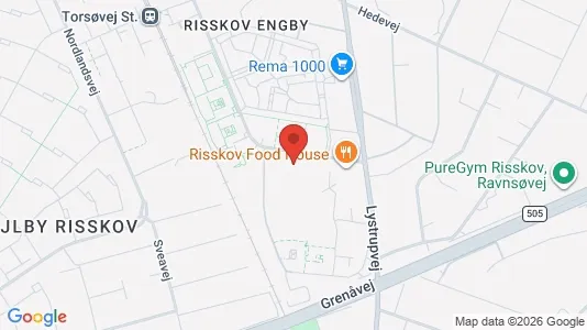 Apartments for rent i Risskov - kort over placeringen