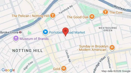 Apartments for rent i London W11 - kort over placeringen