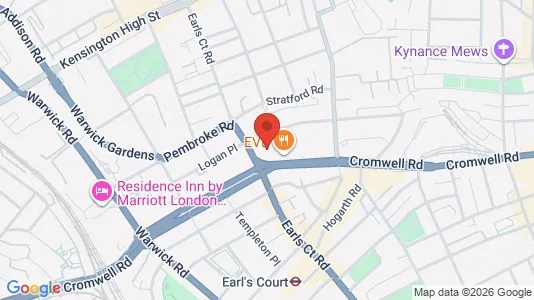 Apartments for rent i London SW5 - kort over placeringen