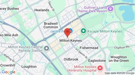 Rooms for rent i Milton Keynes - Buckinghamshire - kort over placeringen
