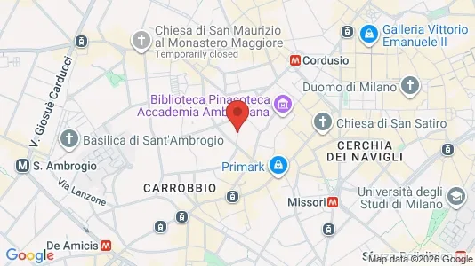 Apartments for rent i Milano Zona 1 - Centro storico - kort over placeringen