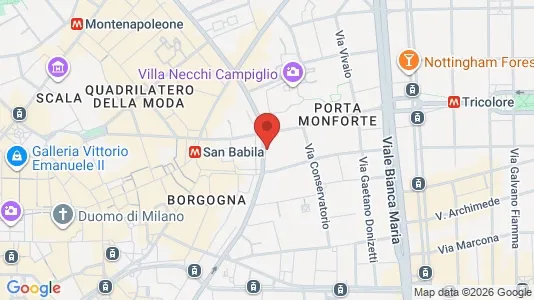 Apartments for rent i Milano Zona 1 - Centro storico - kort over placeringen