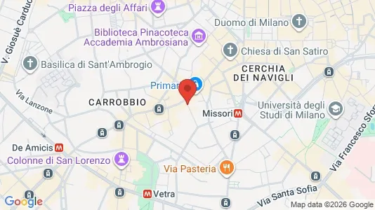 Apartments for rent i Milano Zona 1 - Centro storico - kort over placeringen