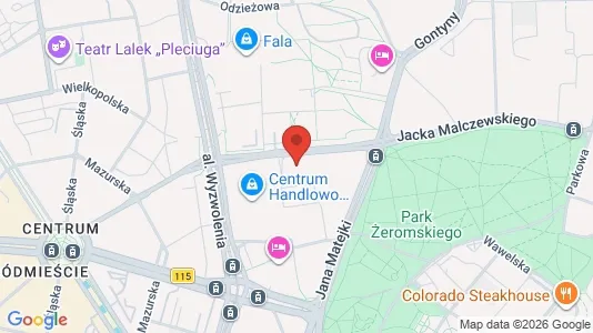 Apartments for rent i Szczecin - kort over placeringen