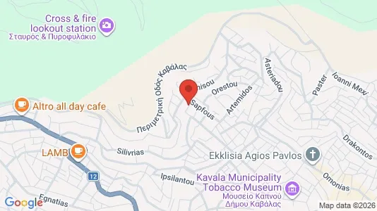 Apartments for rent i Kavala - kort over placeringen