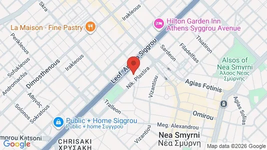 Apartments for rent i Ano Nea Smyrni - kort over placeringen