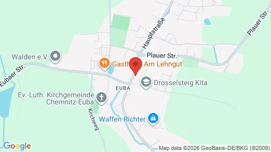 Apartments for rent i Chemnitz - kort over placeringen
