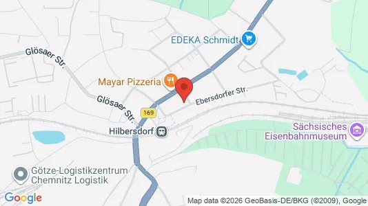 Apartments for rent i Chemnitz - kort over placeringen
