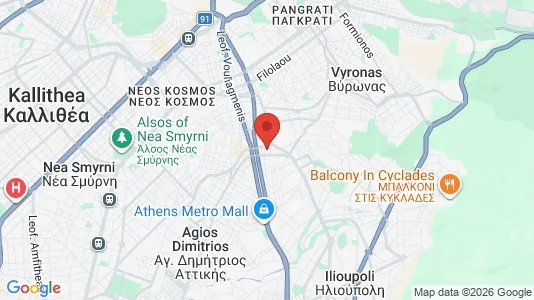 Apartments for rent i Dafni-Ymittos - kort over placeringen