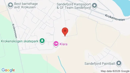 Apartments for rent i Sandefjord - kort over placeringen