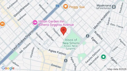 Apartments for rent i Ano Nea Smyrni - kort over placeringen