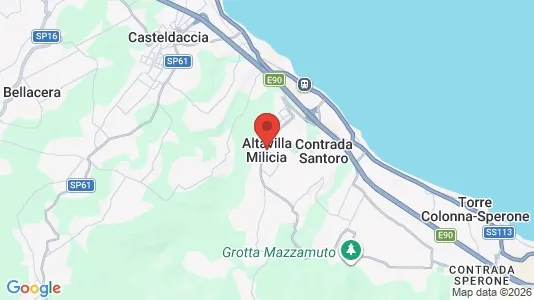 Houses for rent i Altavilla Milicia - kort over placeringen