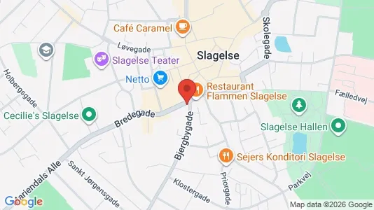 Apartments for rent i Slagelse - kort over placeringen