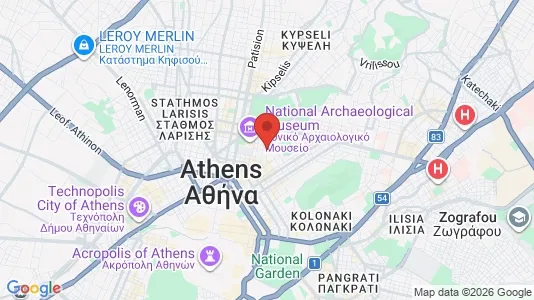Apartments for rent i Athens Exarchia - kort over placeringen
