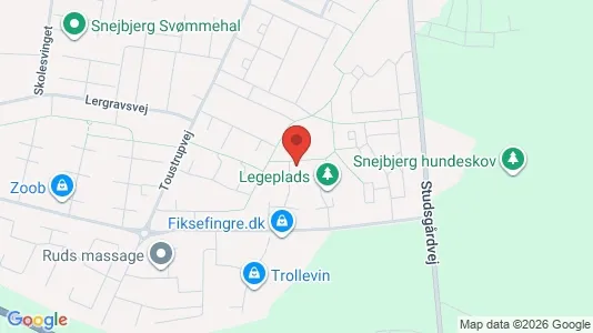 Apartments for rent i Herning - kort over placeringen