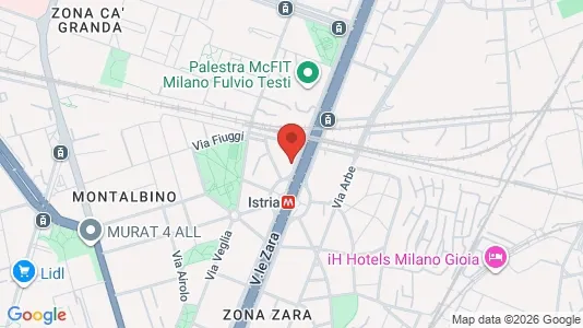 Apartments for rent i Milano Zona 3 - Porta Venezia, Città Studi, Lambrate - kort over placeringen