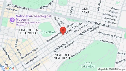 Apartments for rent i Athens Ampelokipoi - kort over placeringen