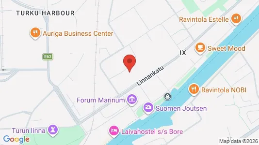 Apartments for rent i Turku - kort over placeringen