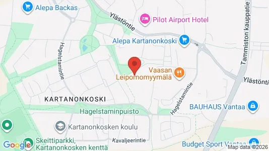 Apartments for rent i Vantaa - kort over placeringen