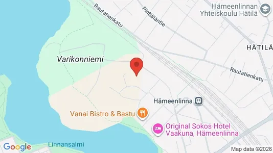 Apartments for rent i Hämeenlinna - kort over placeringen