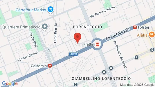 Rooms for rent i Milano Zona 6 - Barona, Lorenteggio - kort over placeringen