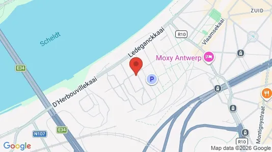 Apartments for rent i Stad Antwerp - kort over placeringen