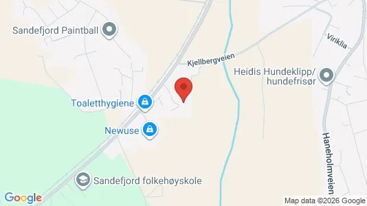 Apartments for rent i Sandefjord - kort over placeringen