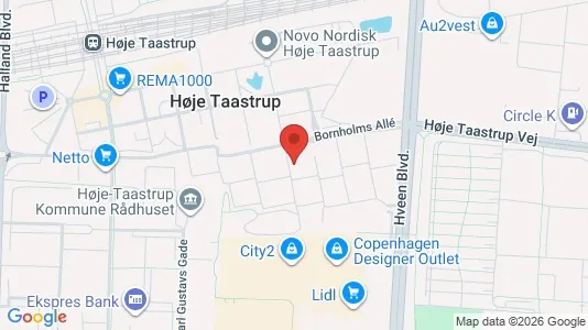 Apartments for rent i Taastrup - kort over placeringen