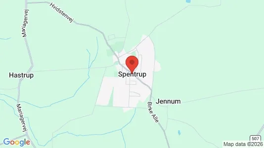 Houses for rent i Spentrup - kort over placeringen