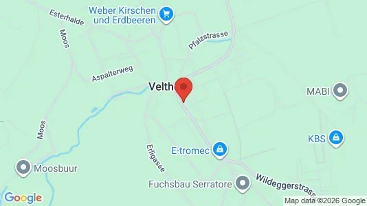 Apartments for rent i Brugg - kort over placeringen