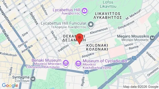 Apartments for rent i Athens Ampelokipoi - kort over placeringen