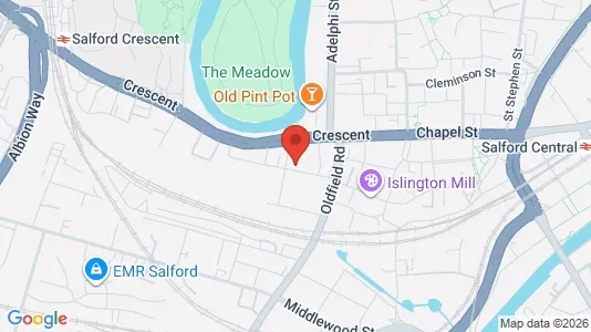 Apartments for rent i Salford - Lancashire - kort over placeringen