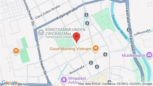 Apartments for rent i Zwickau - kort over placeringen