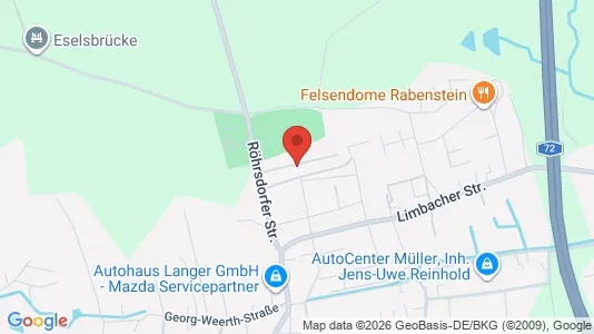 Apartments for rent i Chemnitz - kort over placeringen