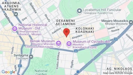 Apartments for rent i Athens Ampelokipoi - kort over placeringen